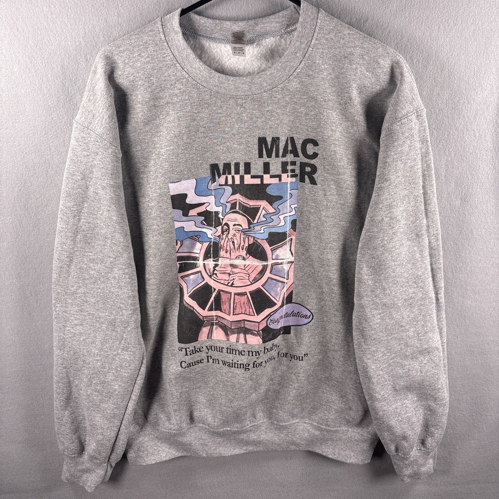 Mac Miller Congratulations Medium Crewneck Sweatshirt Divine Feminine 2016